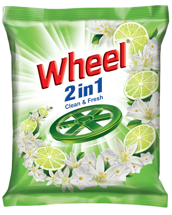 Wheel Washing Powder 2-in-1 Clean & Fresh – 200g